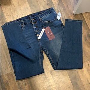 Vigoss Jeans - Vigoss Button Fly Skinny Jeans Vigoss Jeans - Vigoss Button Fly Skinny Jeans